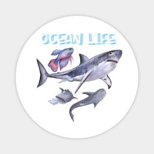 Ocean life Magnet